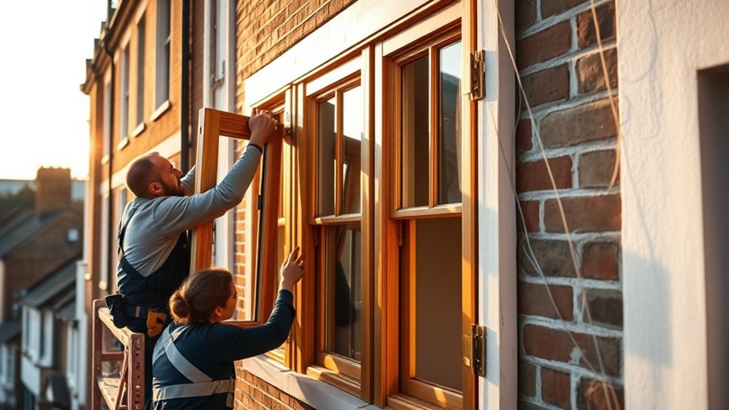 Wooden Window Installation Isleworth